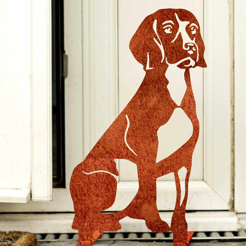 Beagle Dog Loss Garden Memorial Australian Shepherd Stone Statue Ornament